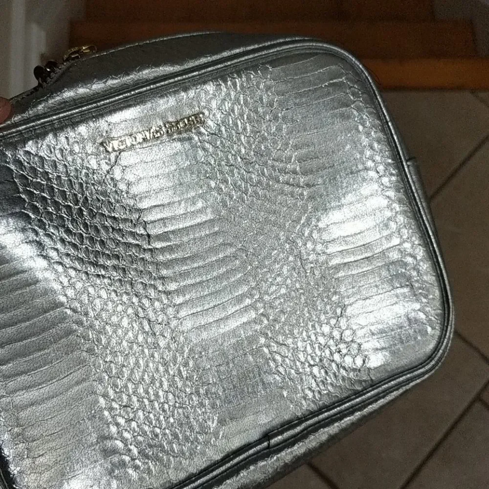 NWT Victoria's Secret Official Silver Crossbody